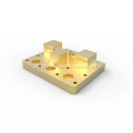 Gold Plating CNC Milling Brass Copper Peças